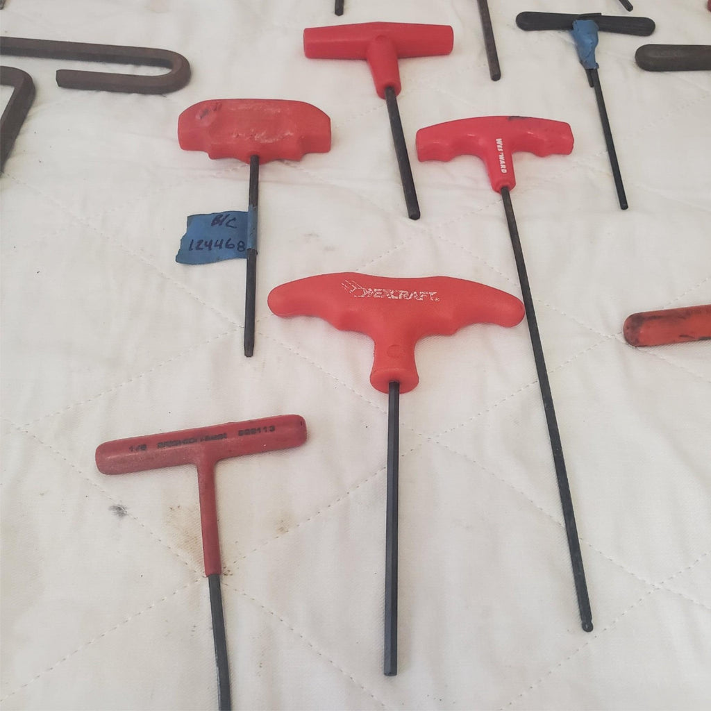 Lot of 26 Assorted T-Shaped L-Shaped Combination Hex Wrench LOT-397
