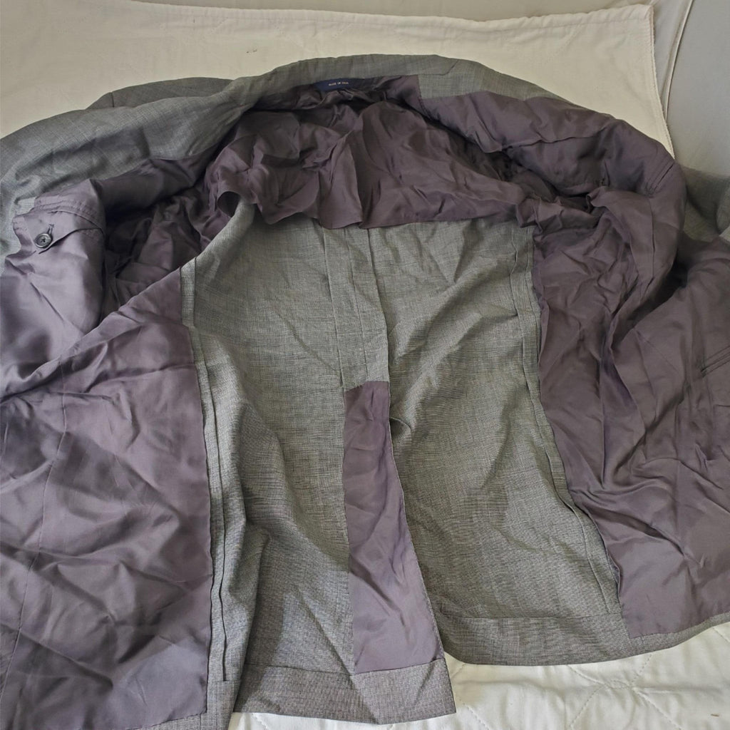 Brooks Brothers Brookschool Wool Grey 2 Button  Blazer Suit Jacket Sport Coat 