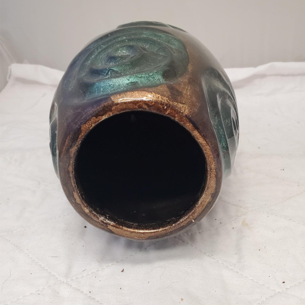 14" Heather Ann Creations Tinsley Foiled & Lacquered Table Vase
