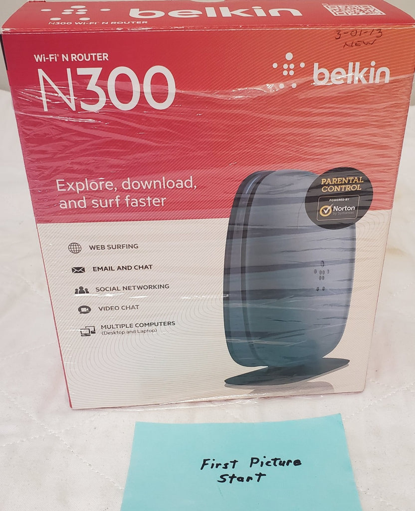 Belkin N300 Wi-Fi N Wireless Router 300 Mbps