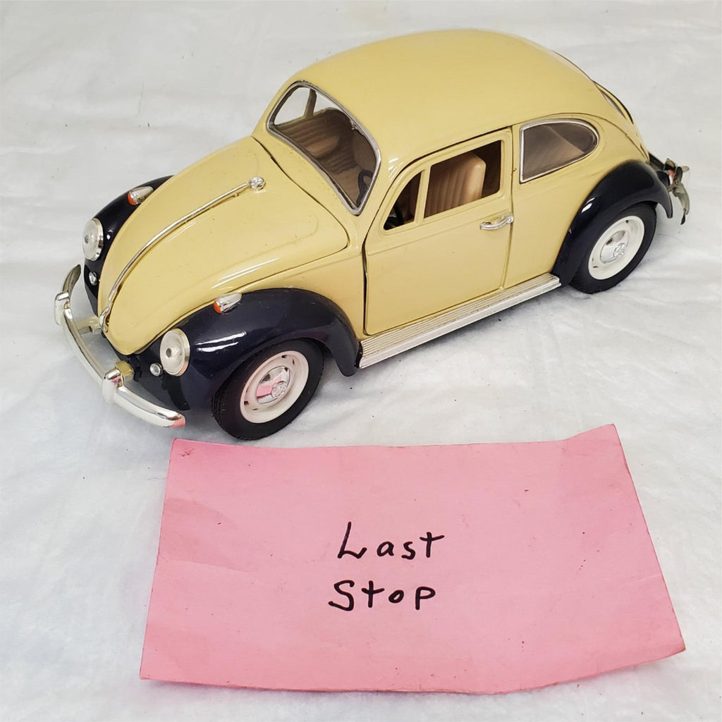 Vintage Road Tough VOLKSWAGEN BEETLE Die Cast Metal Car