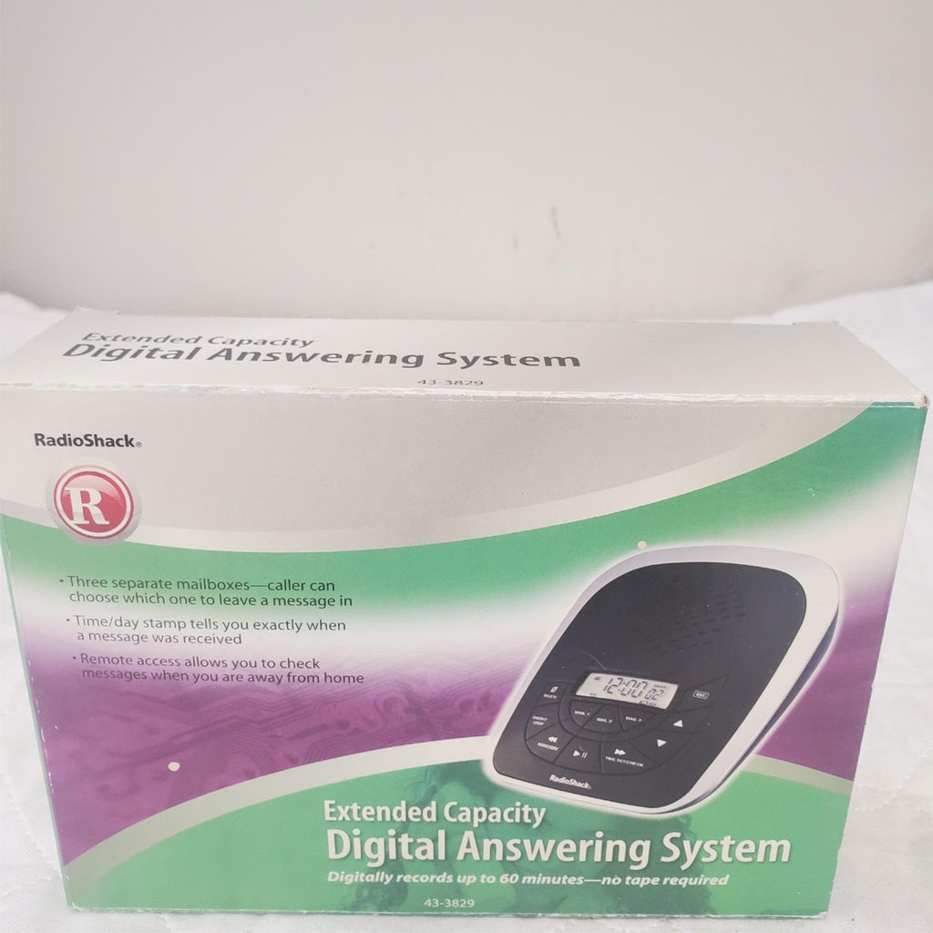 Radio Shack Digital Phone Answering Decivce Extended Memory CAT No.430-3829