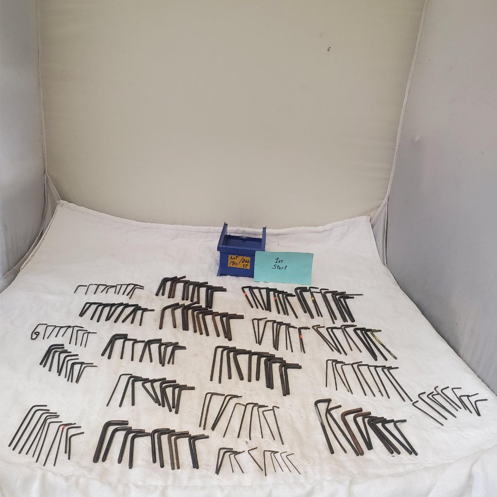 Lot of 200 Pieces  Allen/Hex Wrenches All Purpose Mixed Sizes LOT170