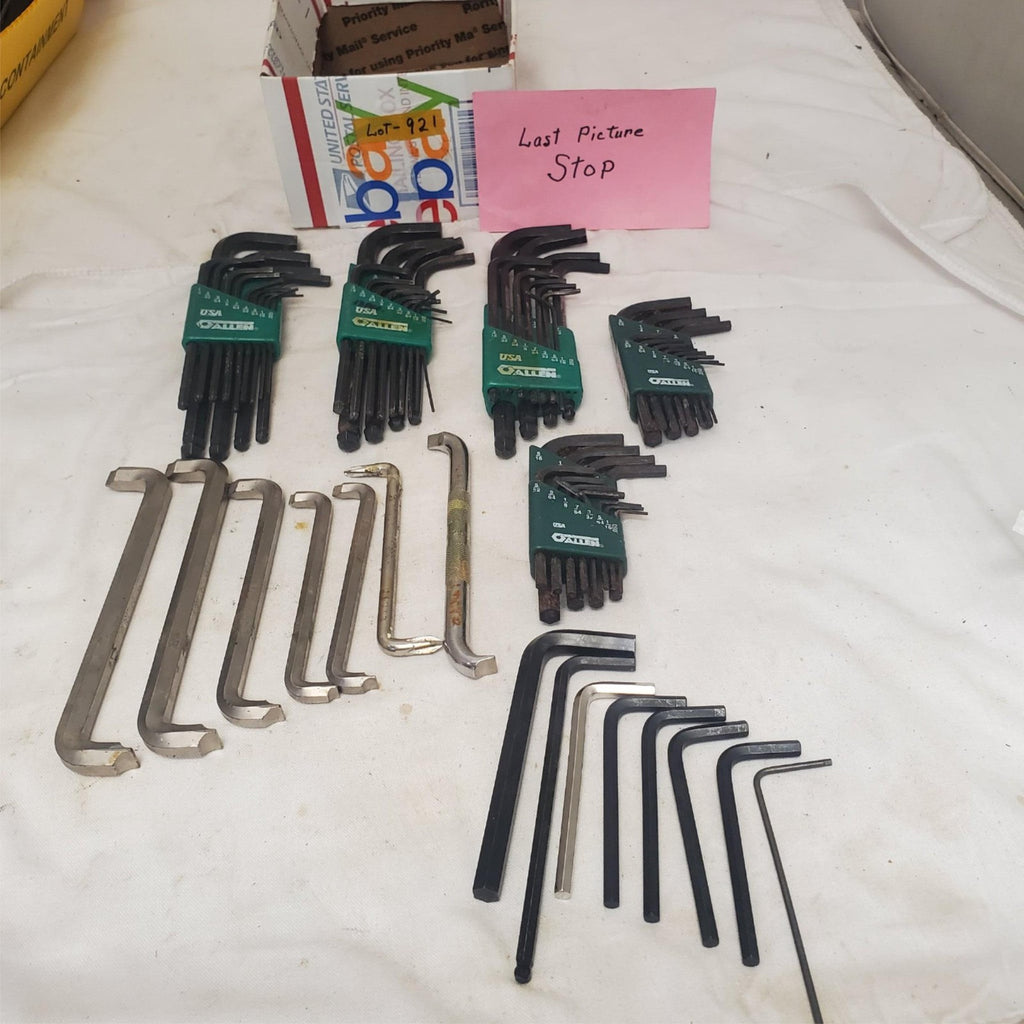 Lot of Assorted Hex Allen Wrench Key Set LOT-921