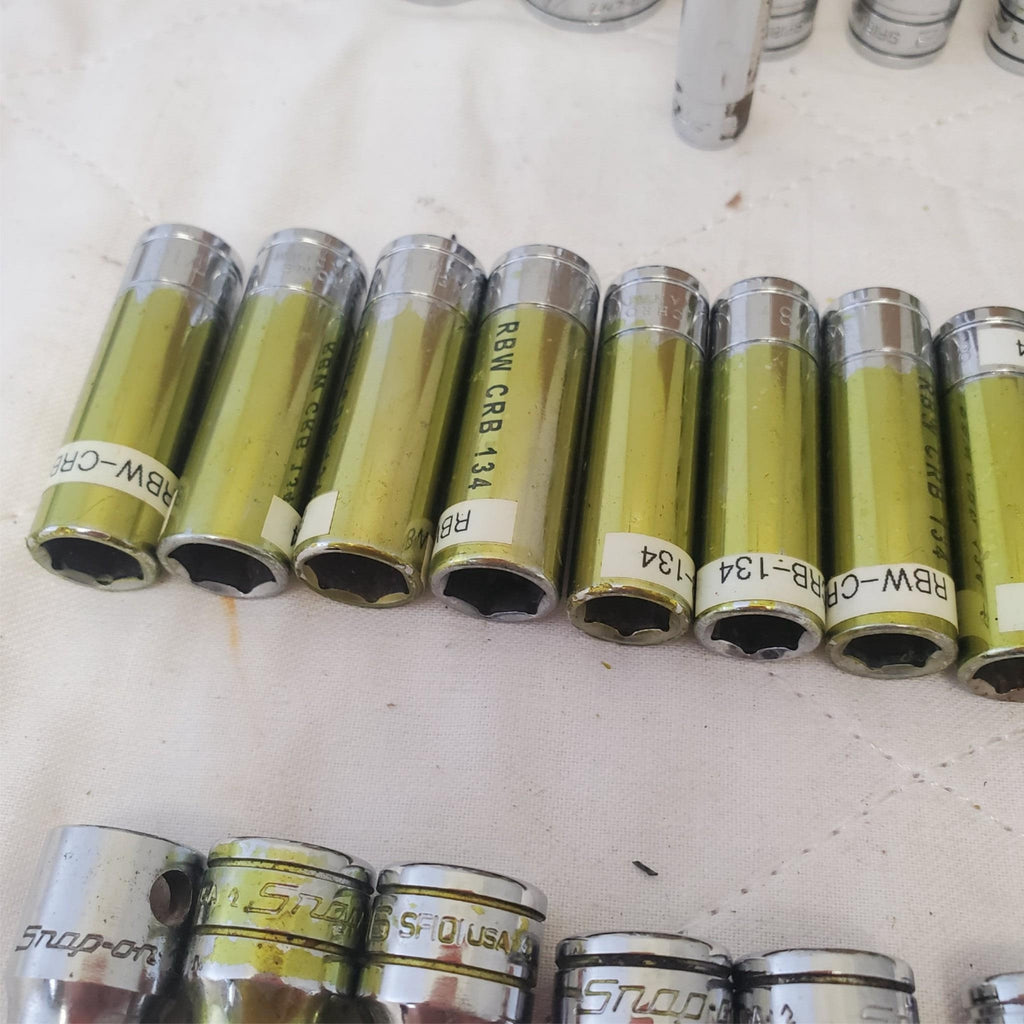 Lot of Snap-On Assorted Various Drive Sockets LOT 497