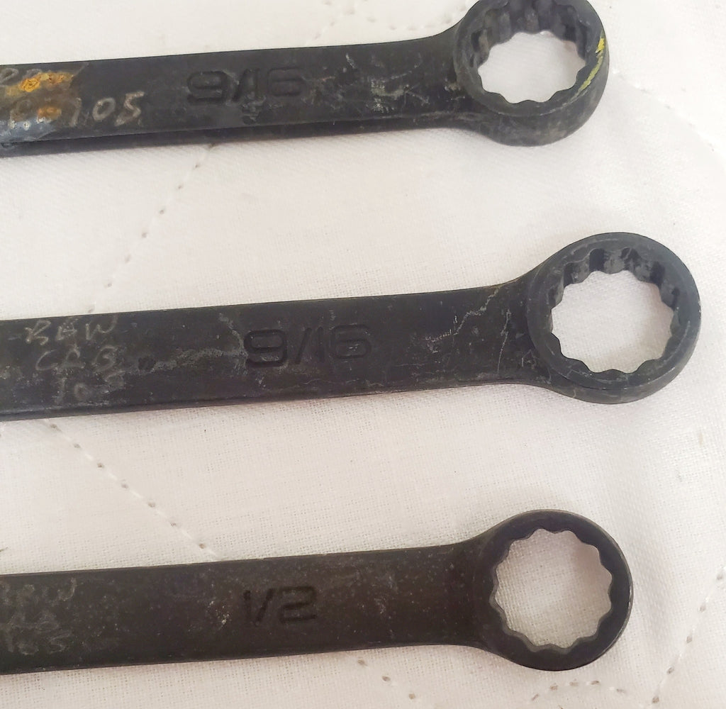 Lot of 4 Snap On Offset Combination Wrench LOT-752