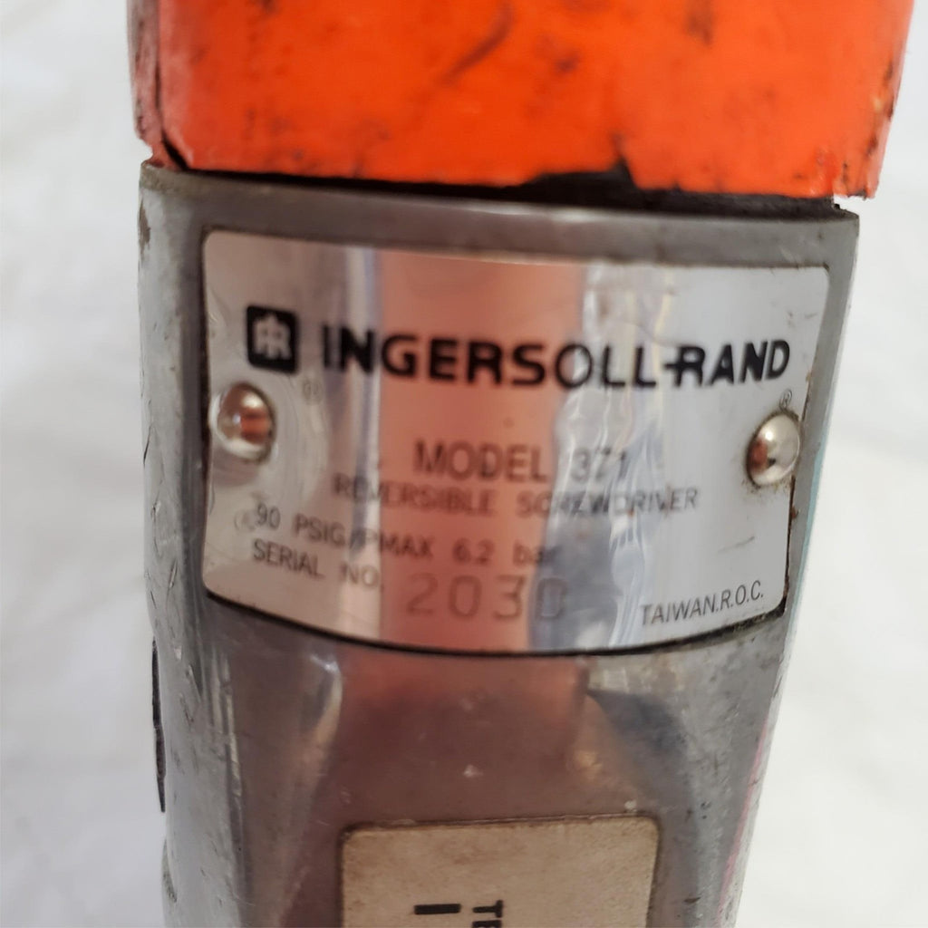Ingerasoll Rand Model 371 90 Psig 6.2 Bar Serial No 2030 AM158
