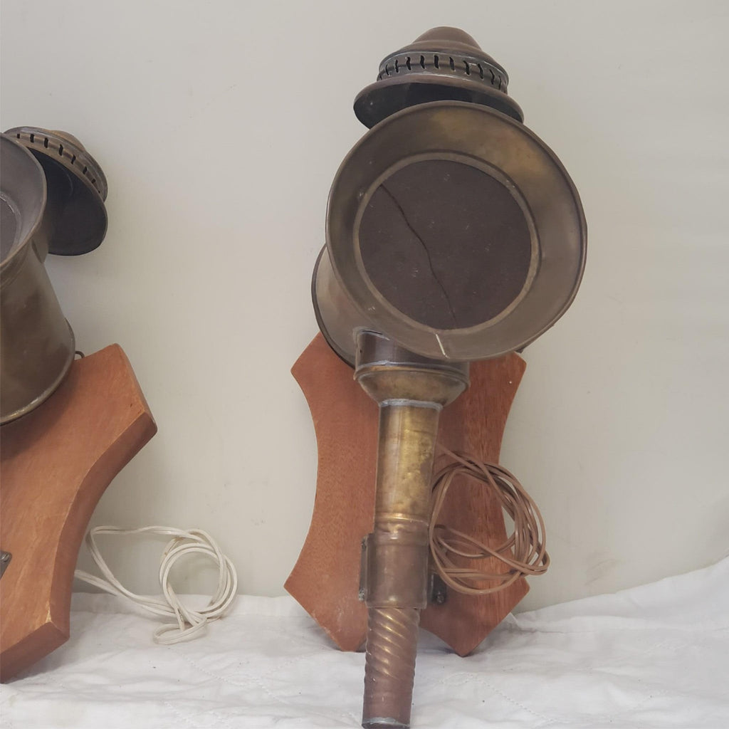 Vintage Brass Carriage Lamp