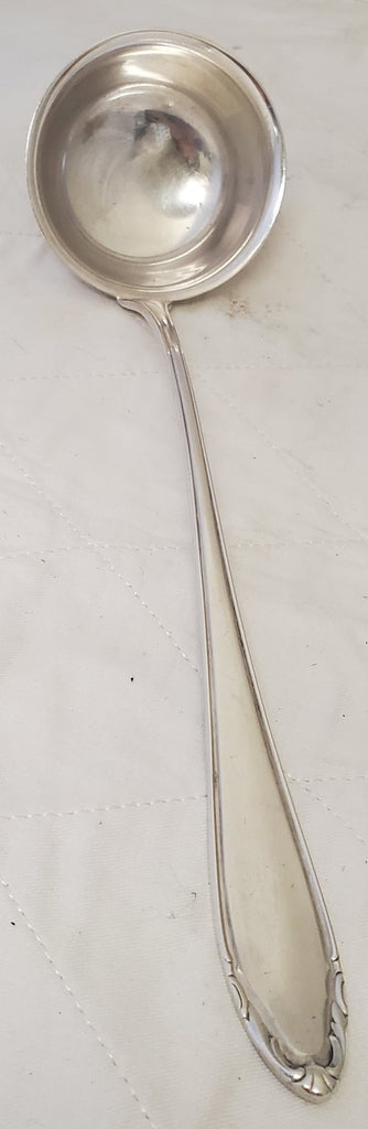 WMF WMF37 Silverplate 12 1/2" Long Handle Punch Soup Ladle 