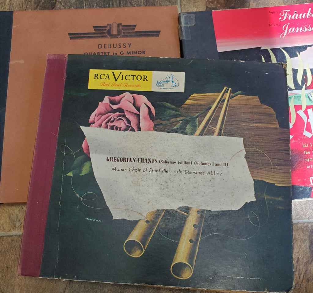 Lot of 4 RCA Victor Record Sets - Wagner, Debussy, Walkure, Chants #2