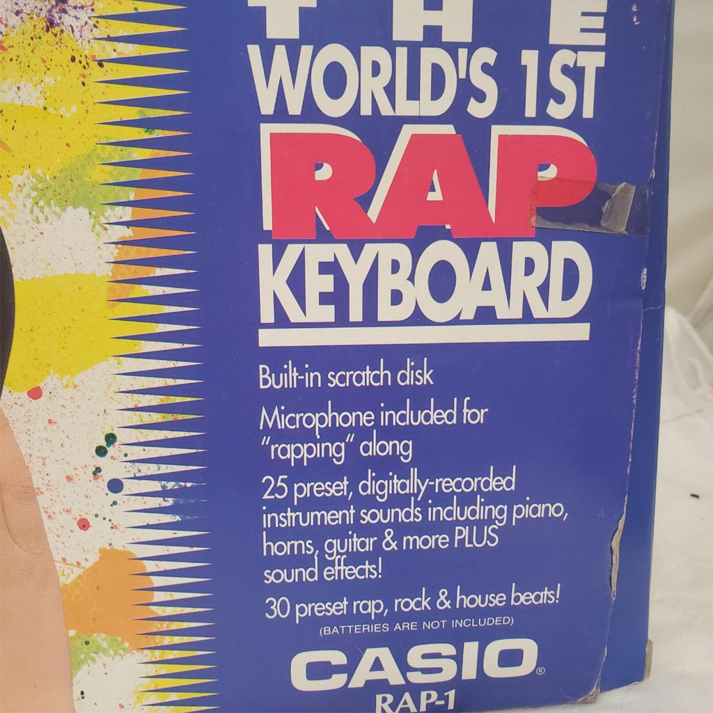 Casio Rapman Yo! The worlds 1st Rap keyboard Microphone included
