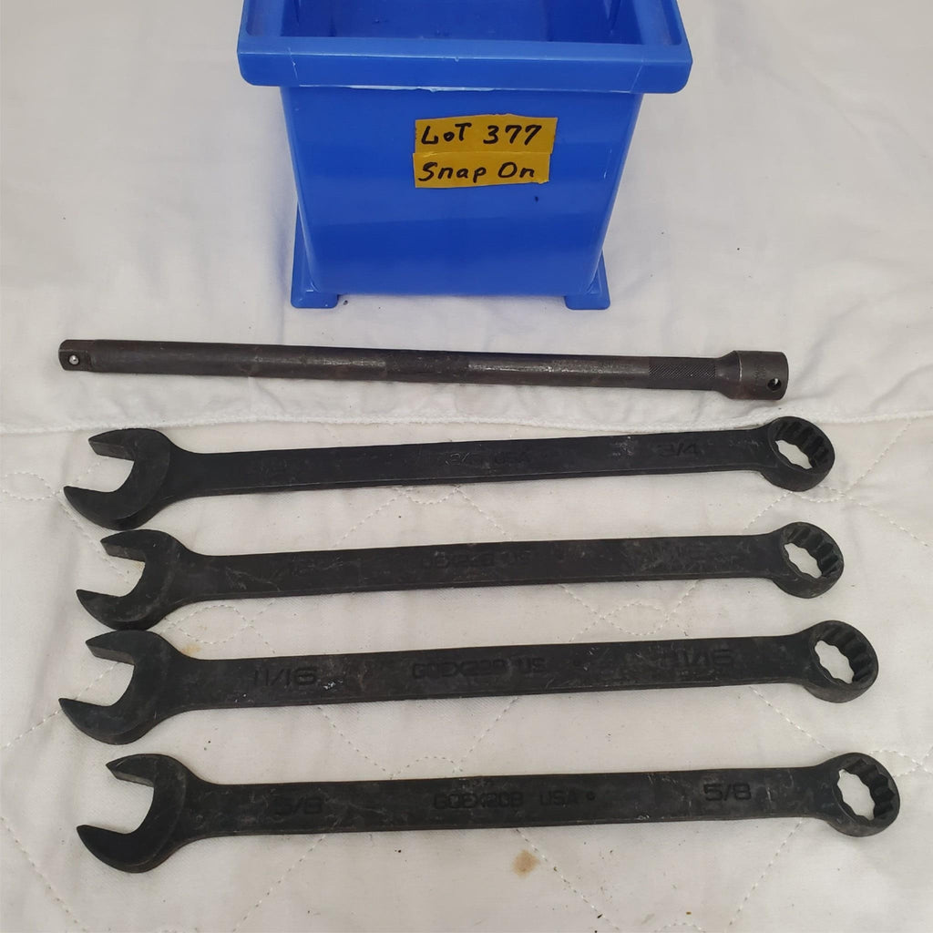 Lot of 5 Snap-On Combination Wrenches LOT-377