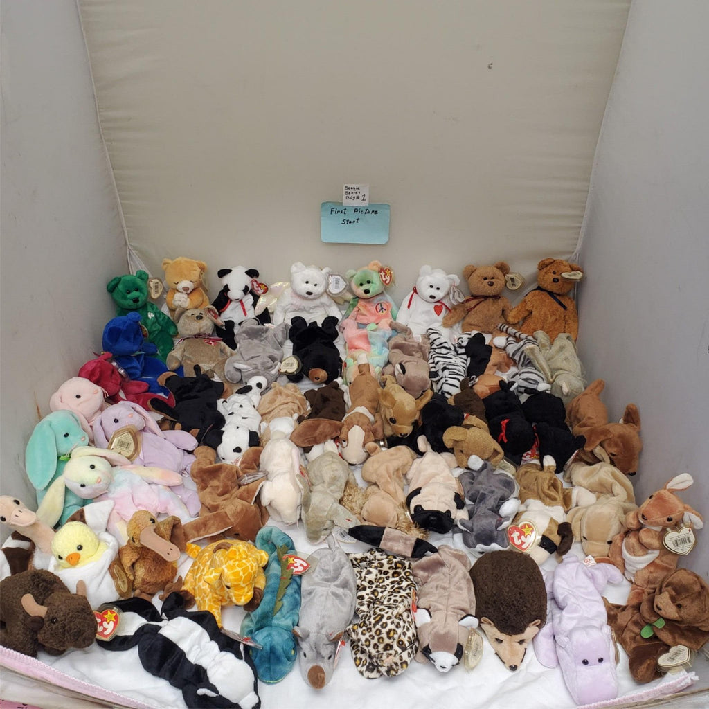 Huge Lot of Assorted TY Beanie Babies Plush Toys #1