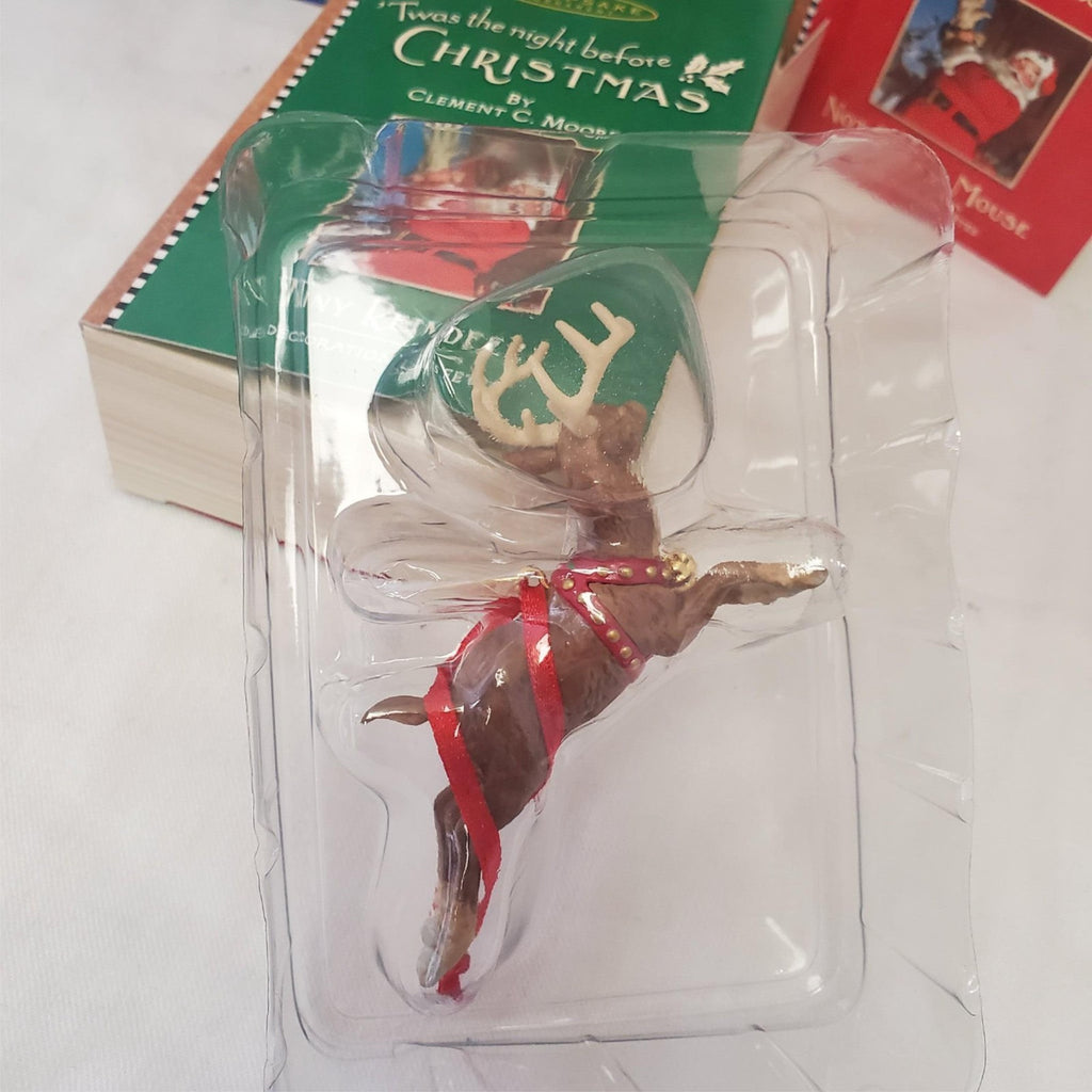 Set of 4 Hallmark Keepsake Ornament 2001 “Twas The Night Before Christmas” 