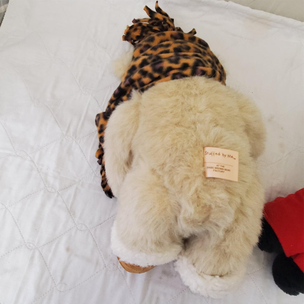 Stuffed By Me Alcatraz Warm Bear Plush Stuffed Animal - Basic Brown Bear Factory