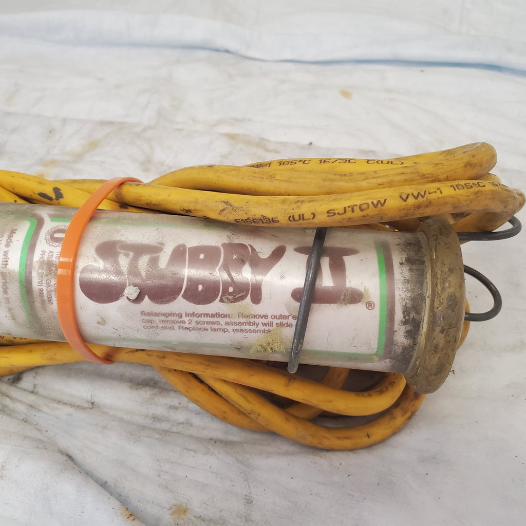 Vintage General Manufacturing Fluorescent Hand Lamp Fluorescent Light - Yellow