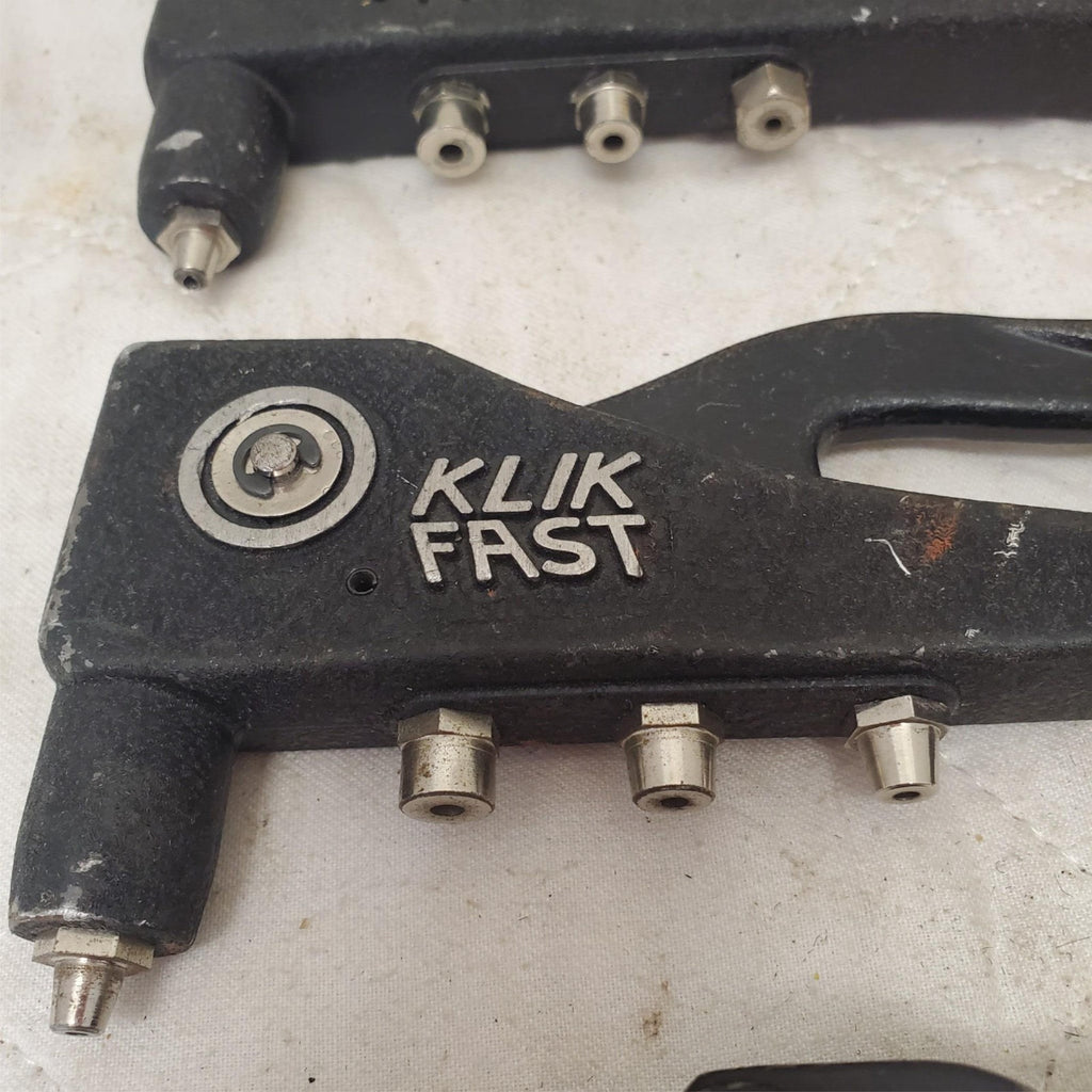 Lot of 3 Klik Fast Rivet Tools & 1 Blue-Point HPR50 Rivet Tool LOT-430