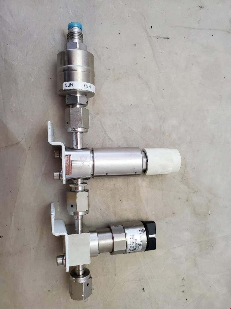Tescom NF3 Regulotor Valve with Sanitary Butterfly Valve SUS316L