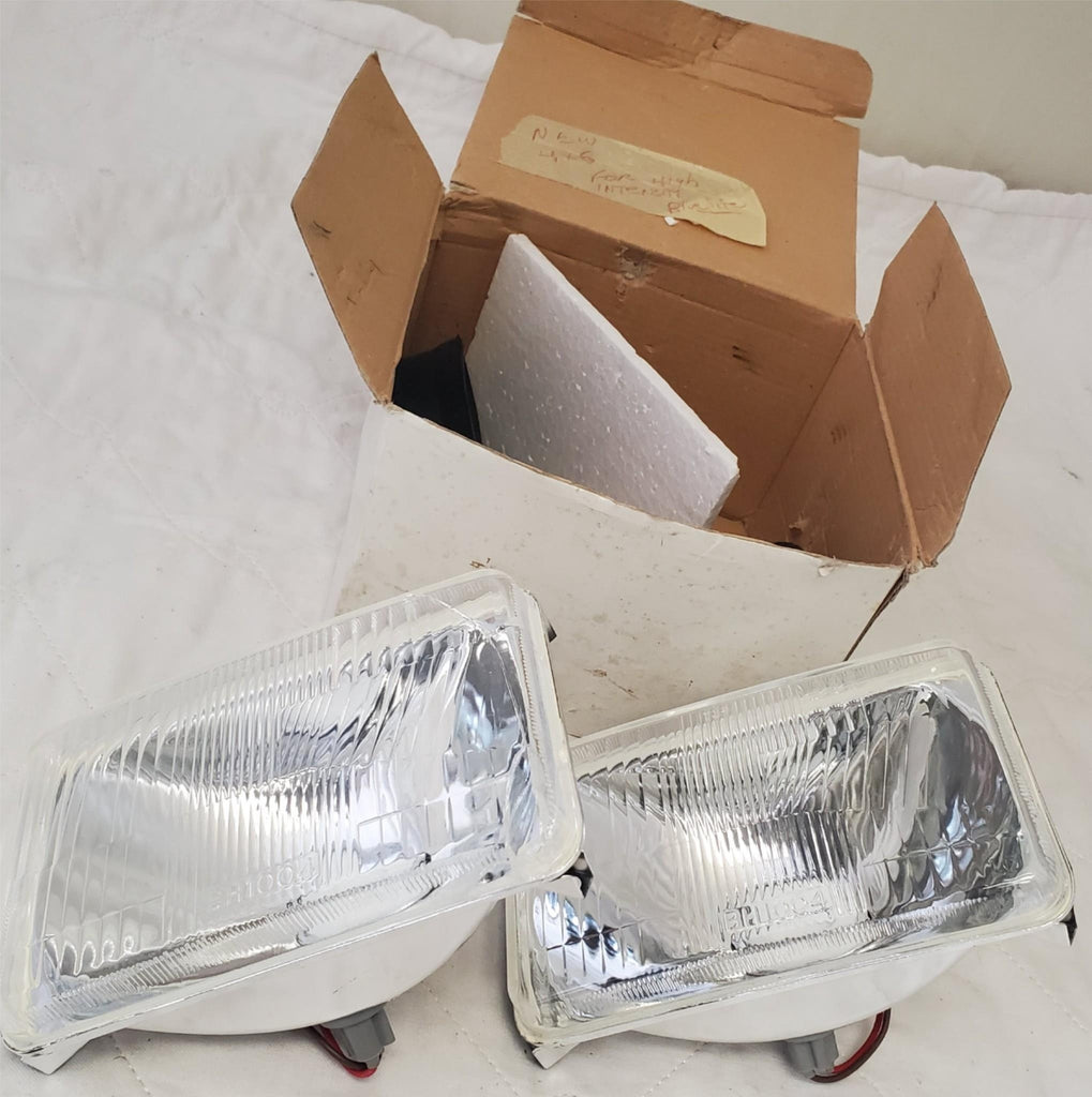 Set of 2 4x6" BH1004 Square Headlights Assembly