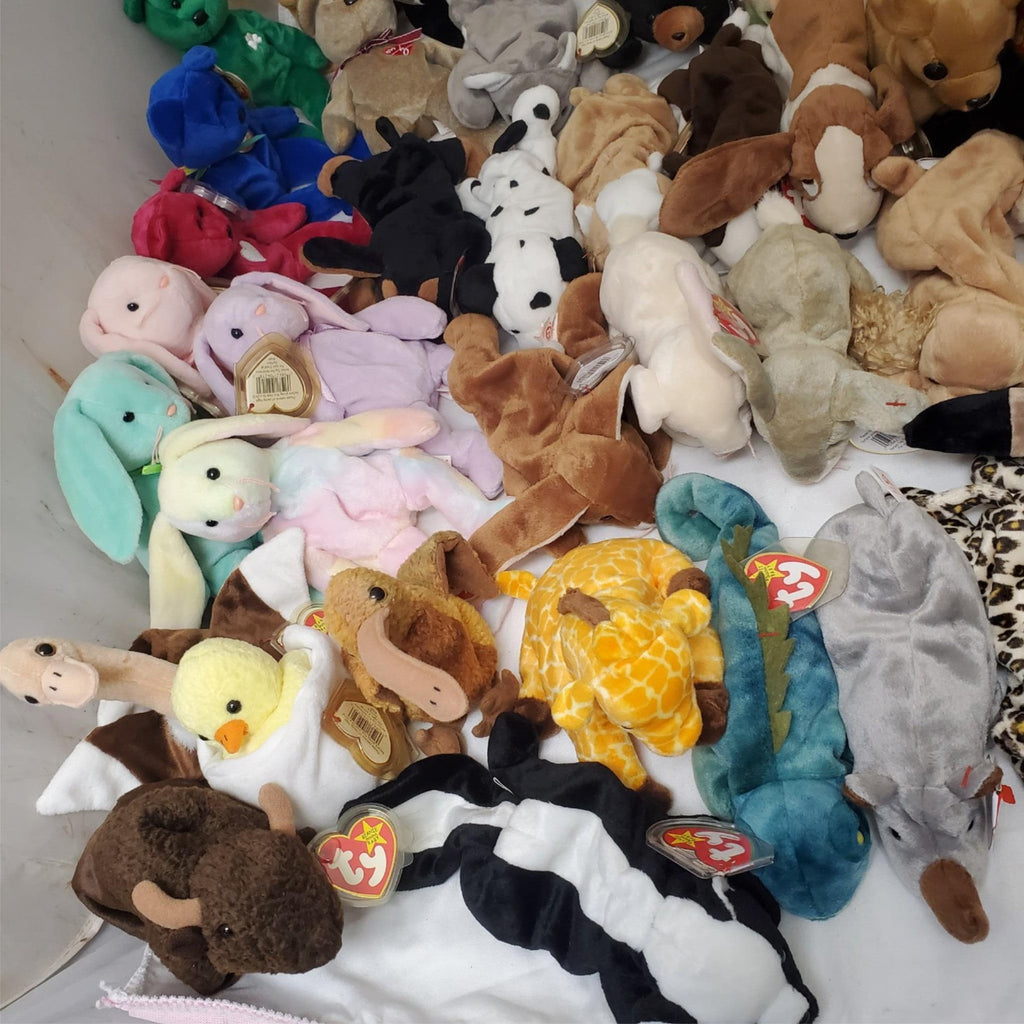Huge Lot of Assorted TY Beanie Babies Plush Toys #1