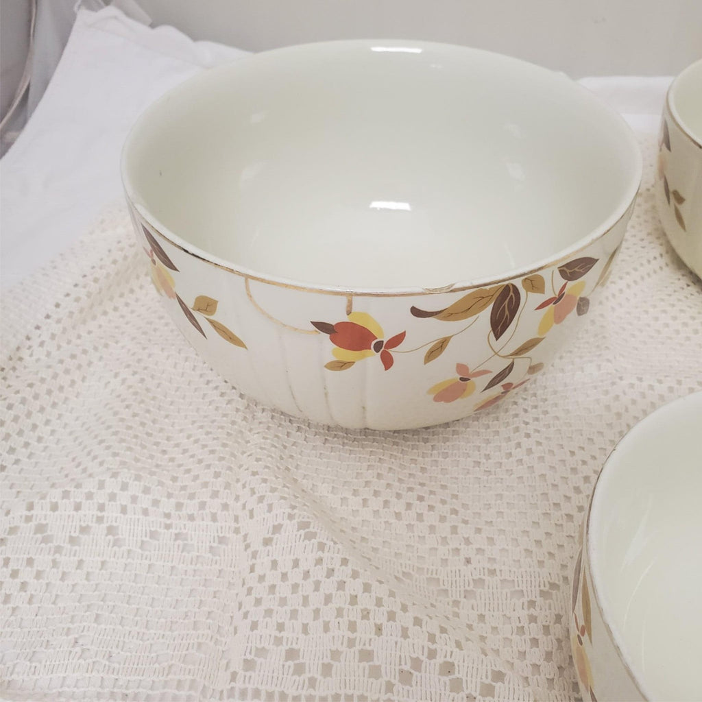 Set of 3 Hall's Superior Bowl. By Mary Dunbar Jewel Homemakers Institute