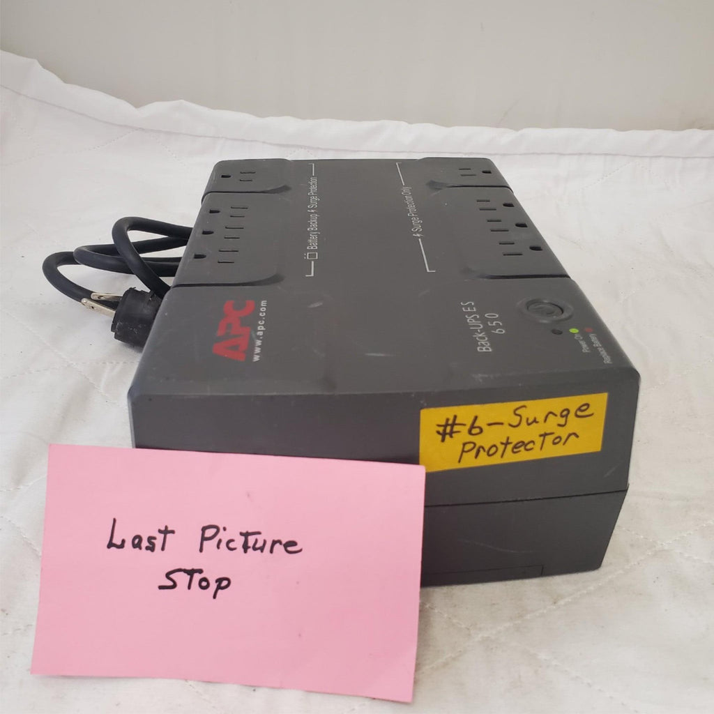 APC Back Up UPS ES 650 120V BE650R Surge Protected #6 (NO BATTERY INCLUDED)