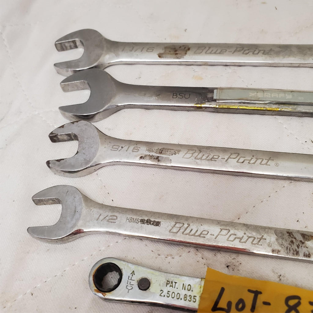 Lot of 5 Blue-Point Combination Box Wrenches Set  LOT-831