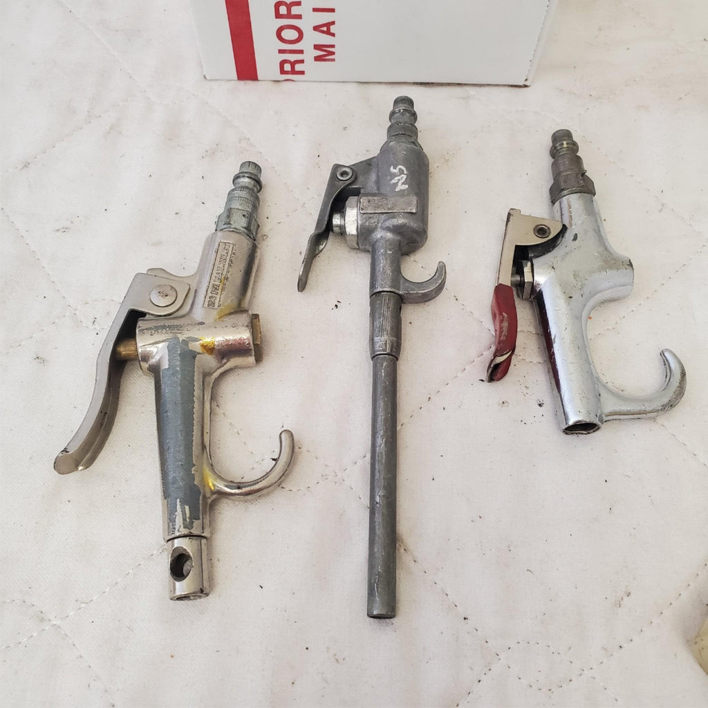 Lot of Pistol Grip Air Gun, Nylon Sealant Roller & Vintage Numbering Stamp 