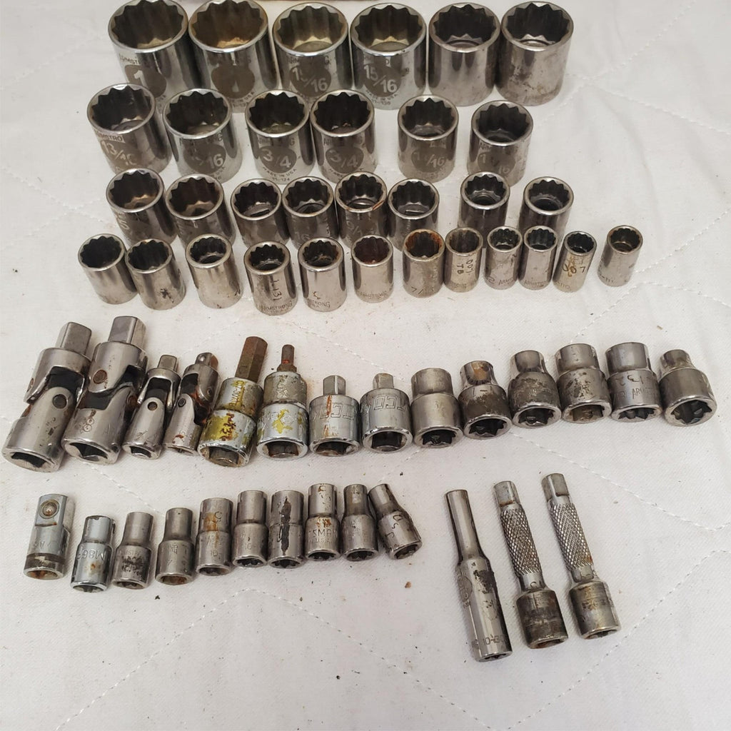 Lot of Assorted Socket with Extensions and Adapters LOT-499