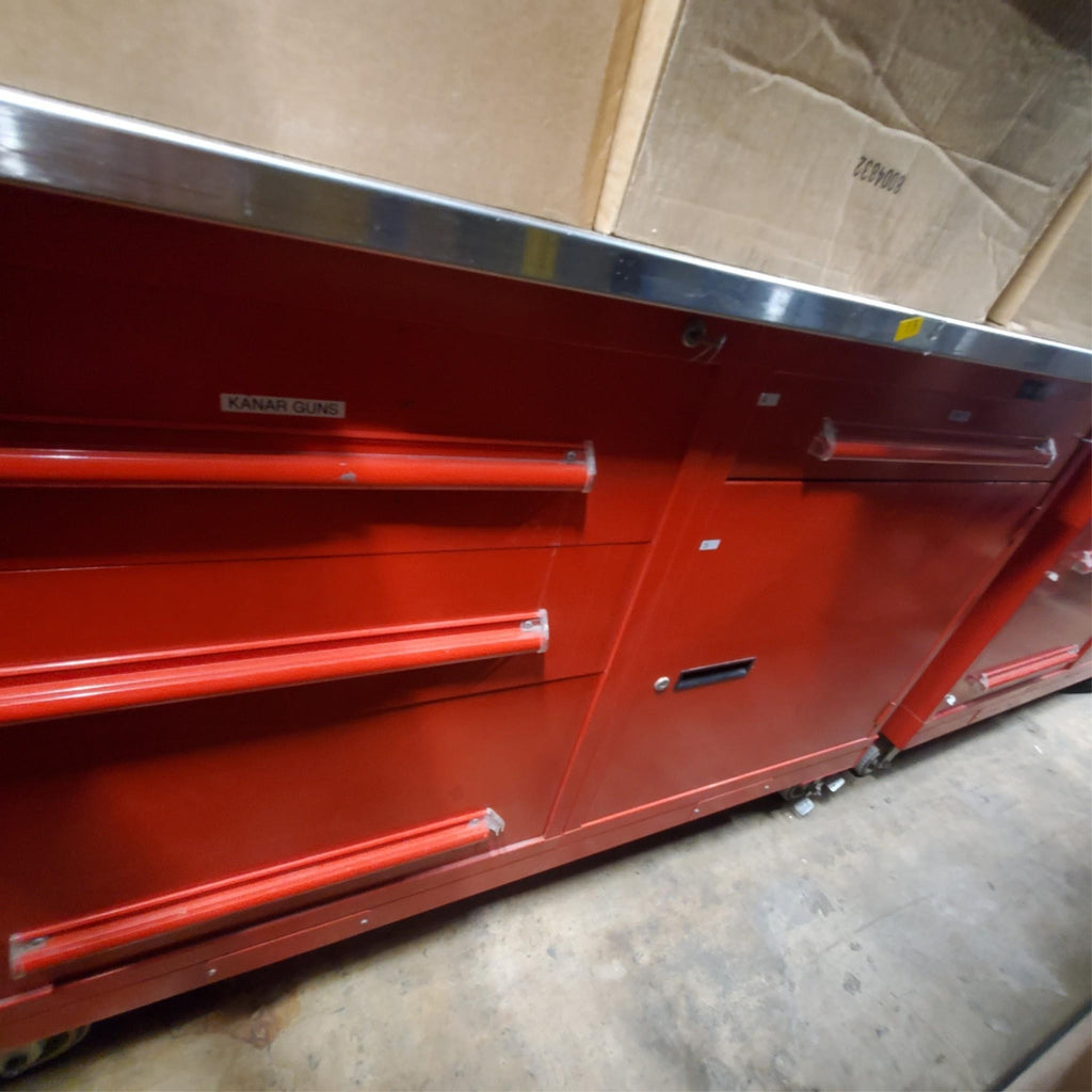 Equipto 5 Drawer Custom-Designed Red Modular Cabinet (13)