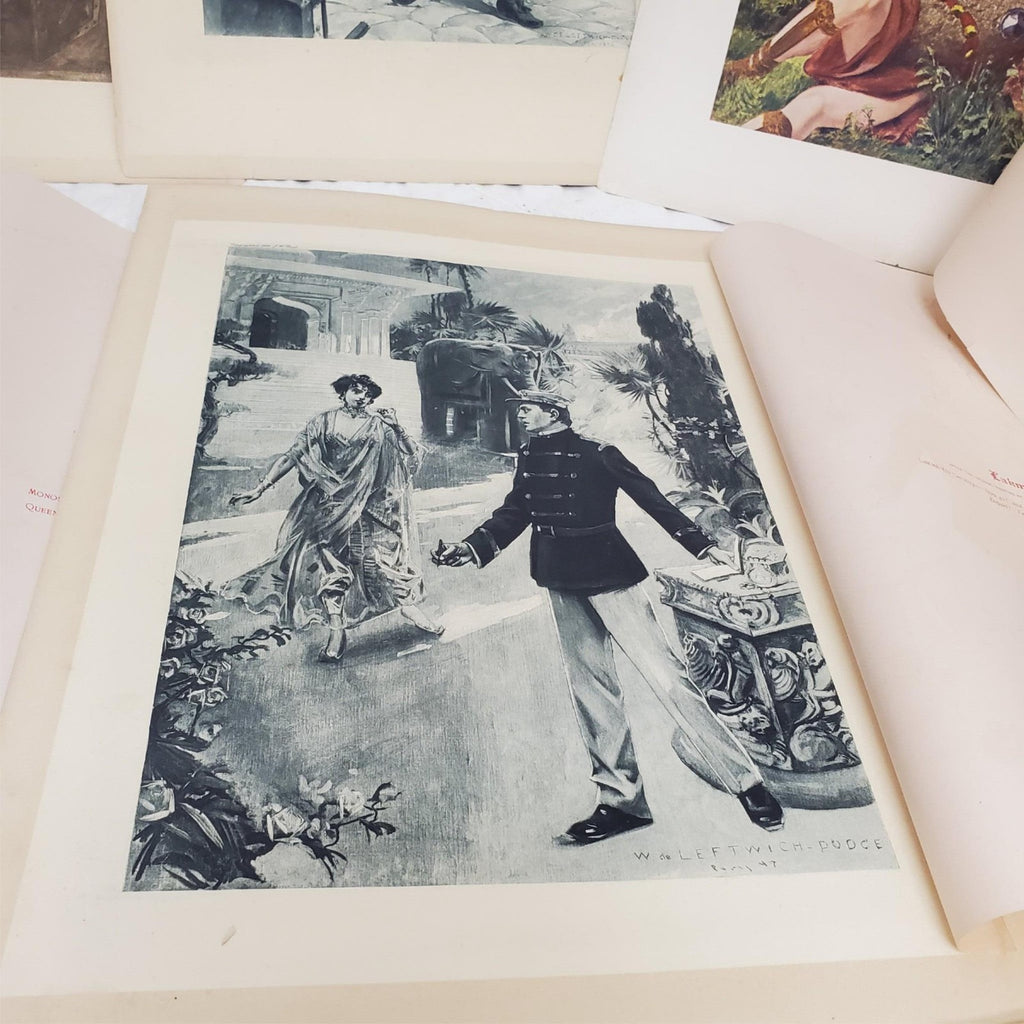 Lot of Antique Vintage Photogravure  Steeple Davis Misc Artist Prints