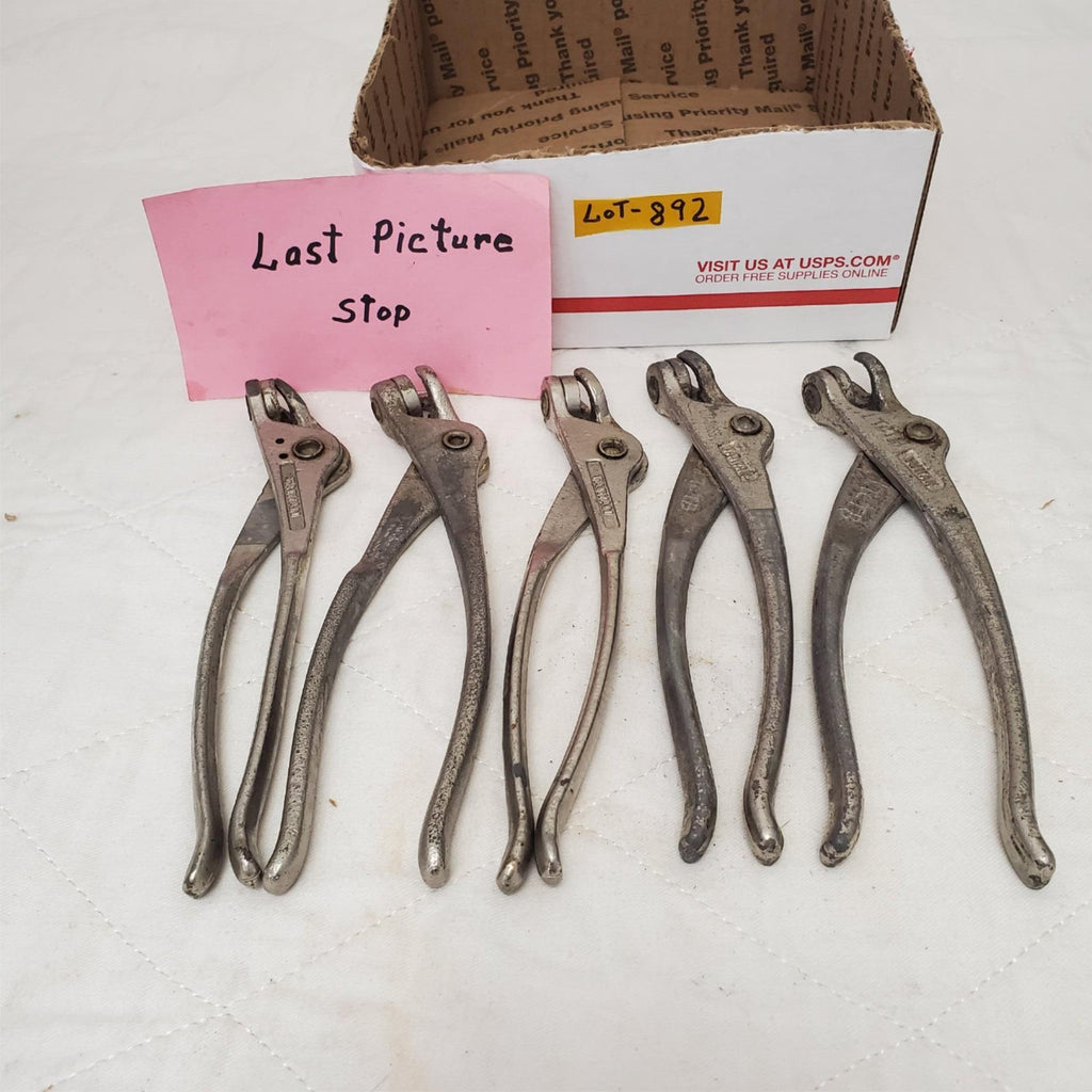 Lot of 5 Wedgelock Cleco Pliers Set Aviation Tool LOT-892