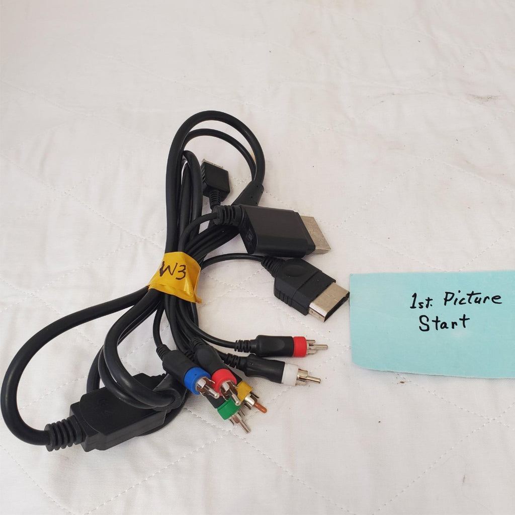 Multi Console/Platform Nintendo Wii PlayStation Xbox Component HD Video Cable W3