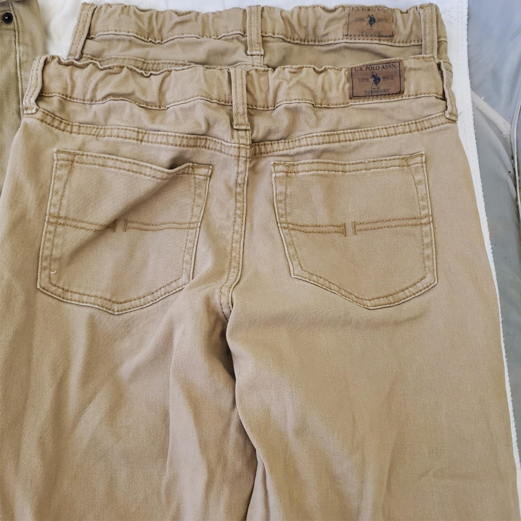Lot of 4 U.S. Polo Assn. Honey Khaki Straight fit Denim Size 14