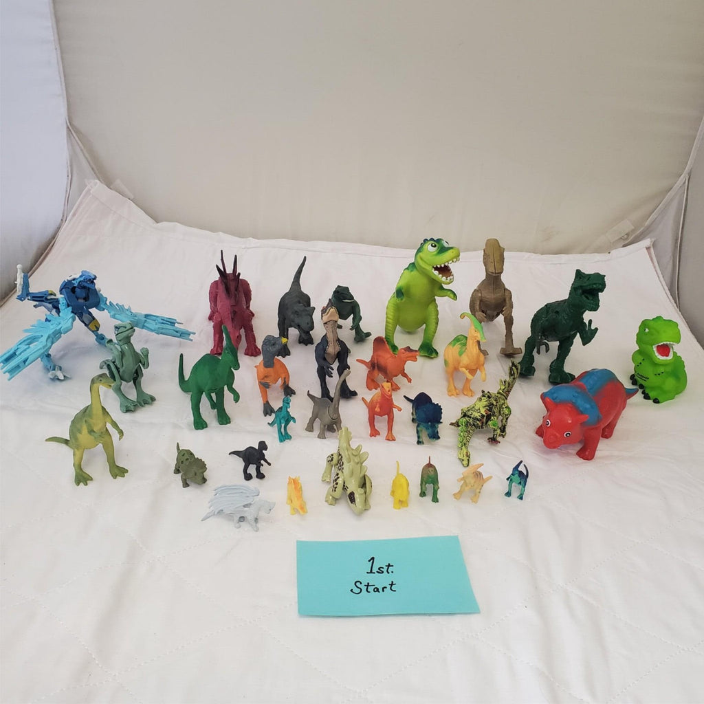 Lot of Assorted Small & Mini Dinosaurs Toys Various Species