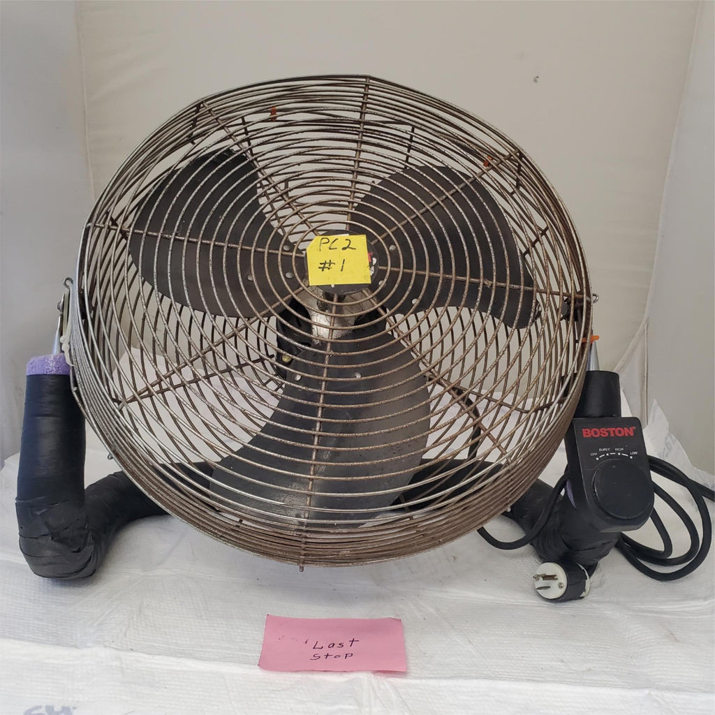 Boston Black Air Circulator Electric 3 Speed Floor Fan