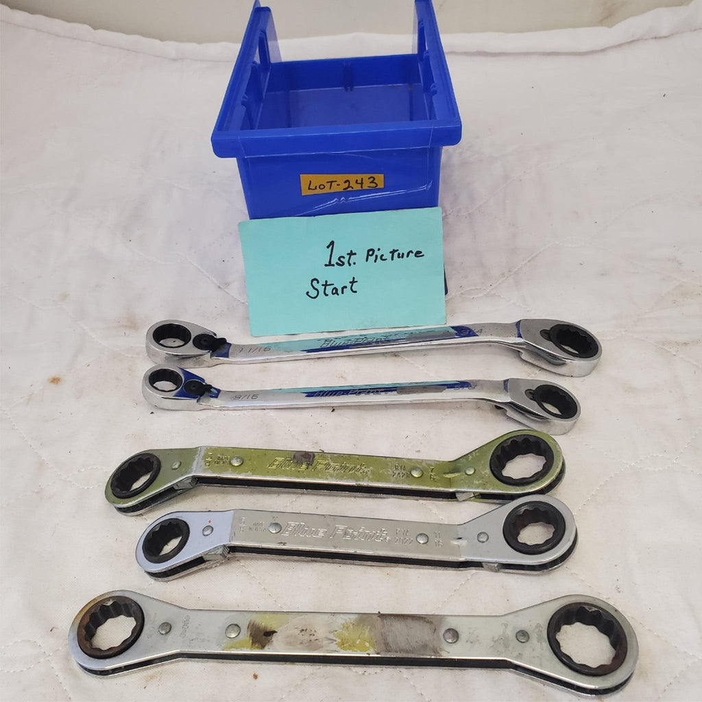 Lot of Assorted Various Offset Ratchet Box-End Wrench LOT 243