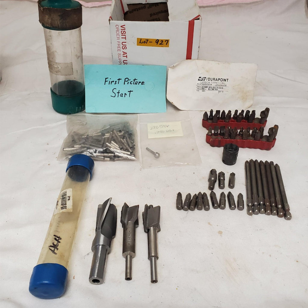 Lot of Screwdriver Bit Set Kits Grinding Bits