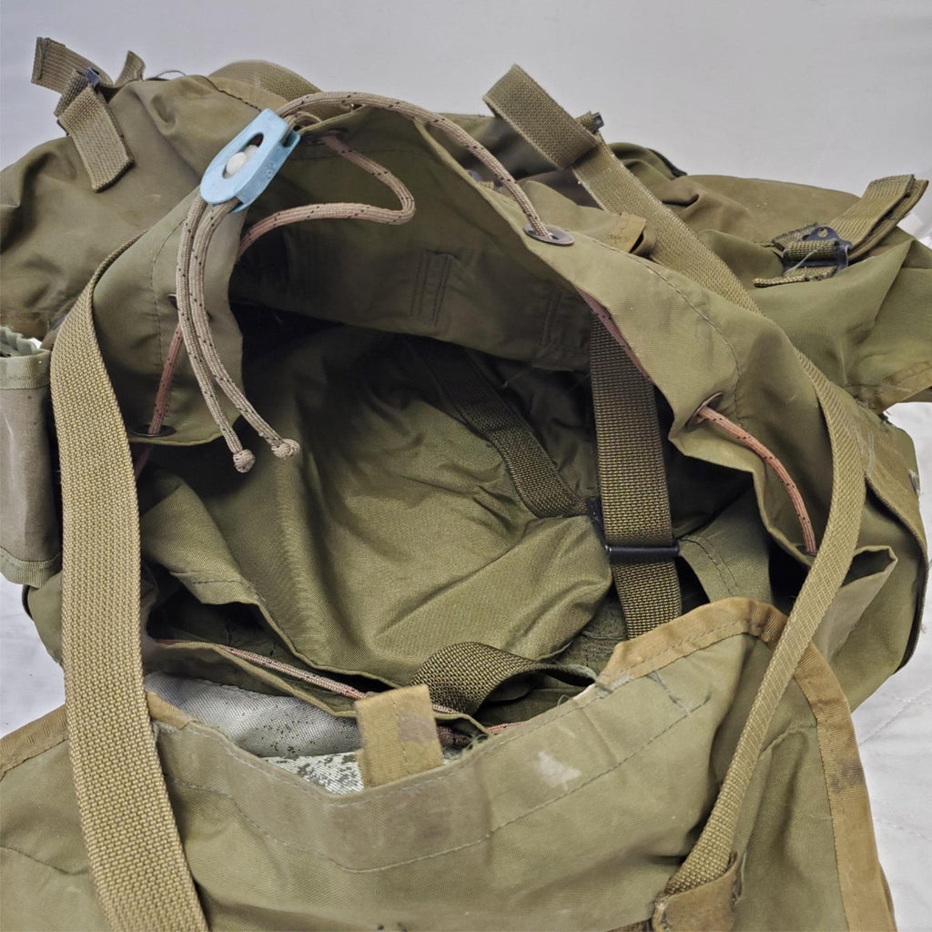 US Military Field Back Pack, Fleece Lined Canteen Canvas Pouch & Shooting Gloves