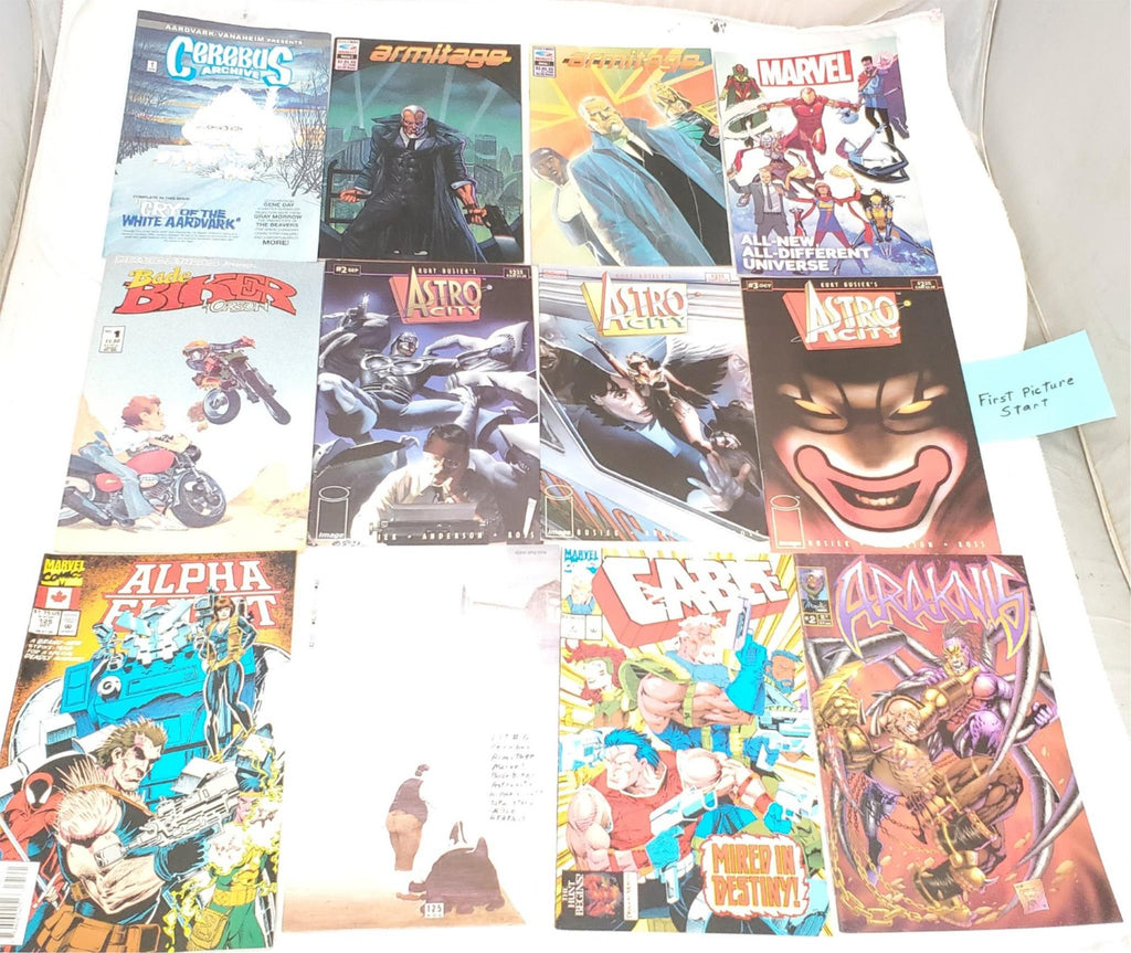 Lot of 12 Cerebus Armitage bade Biker Astrocity Marvel & Others Comic Books #6