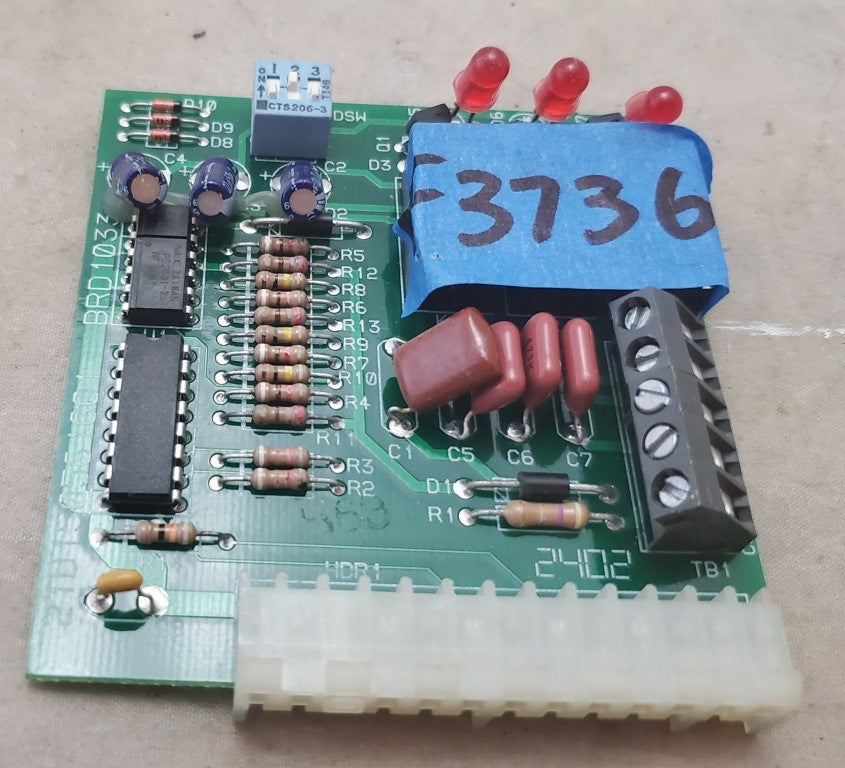 Trane Zettler Zone/Bypass Control Card Zzcardal010 21D150561G01 019585