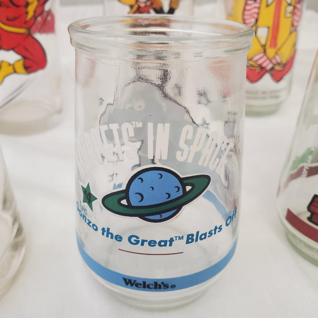 Lot of 8 vintage Action Series Collectible Glass