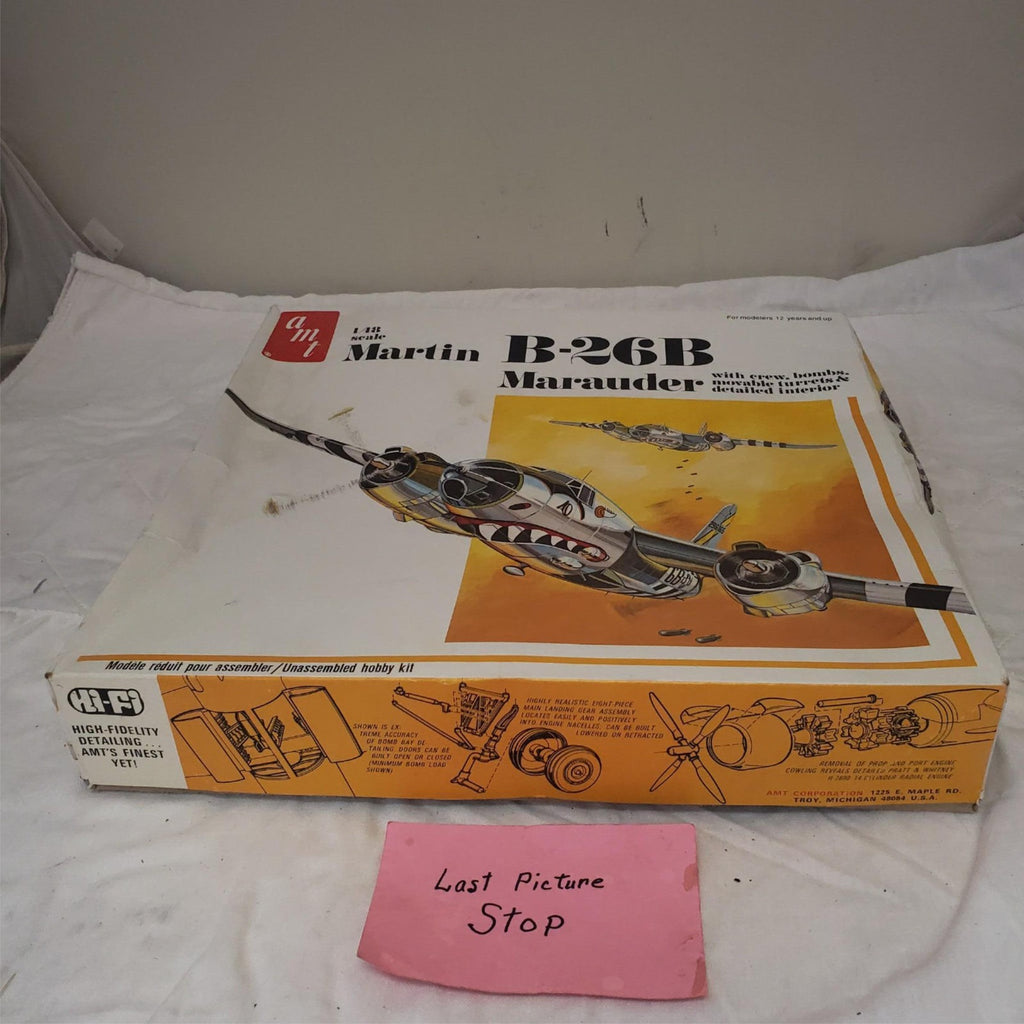 AMT 1/48 Martin B-26B Marauder Rare Vintage Model