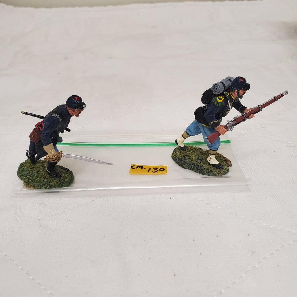 King and Country CW137 CW120 Infantryman Advancing w/Rifle & Sword CM-130