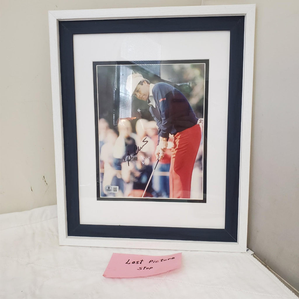 Ben Crenshaw Framed Signed Photo with Authenticity