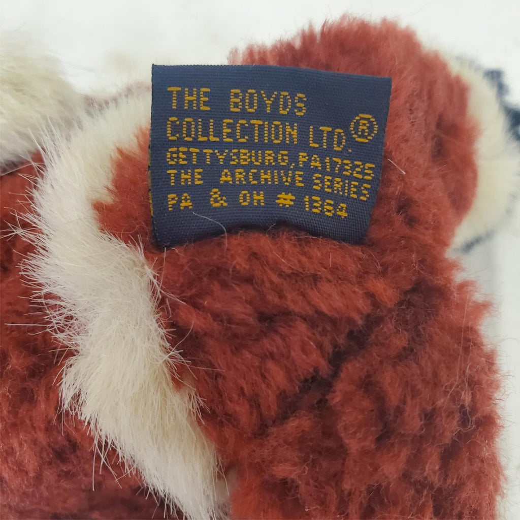 Boyds Bears Winifred  Santa Claus Robe Pink Teddy Plush Bear Stuffed Toys