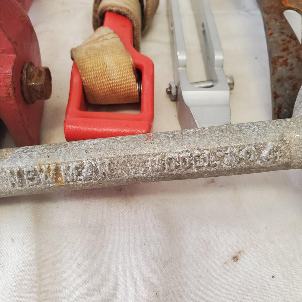 Lot of Crow Bar, Swivel Straight Knife, Grinding Wheel & Other Tools LOT 466