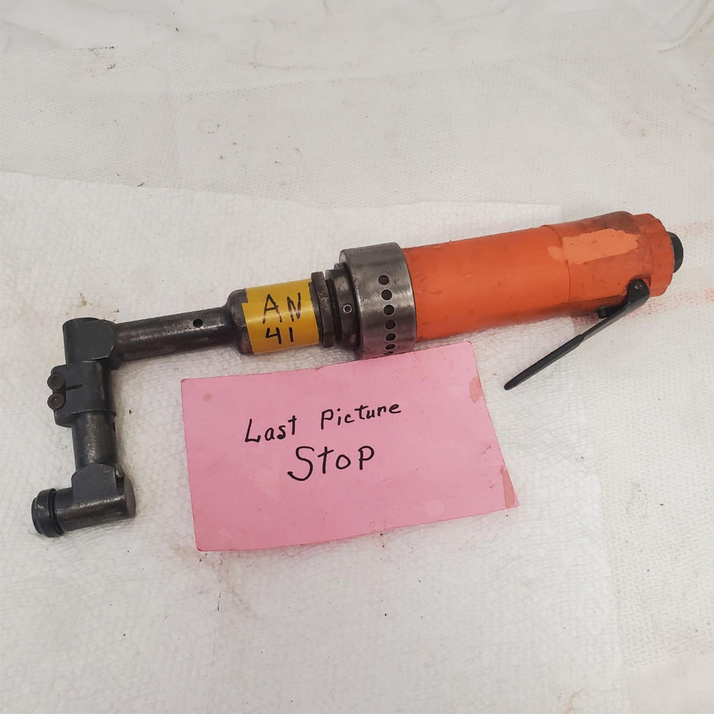 Heavy-Duty Tool Pneumatic 90 Degree Drill Aircraft Air Tool Orange AN-41