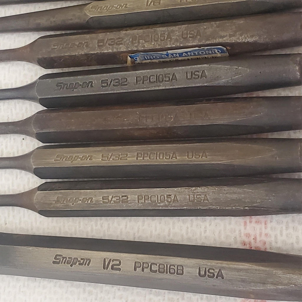 Lot of 32 Assorted  Snap on Punch and Chisel Alignment Tool Set LOT-1055