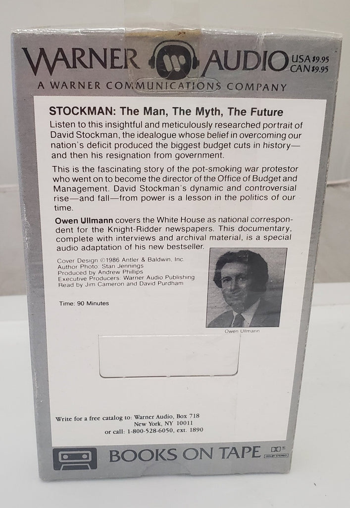Stockman The Man The Myth The Future By Owen Wilson Audio Cassettes